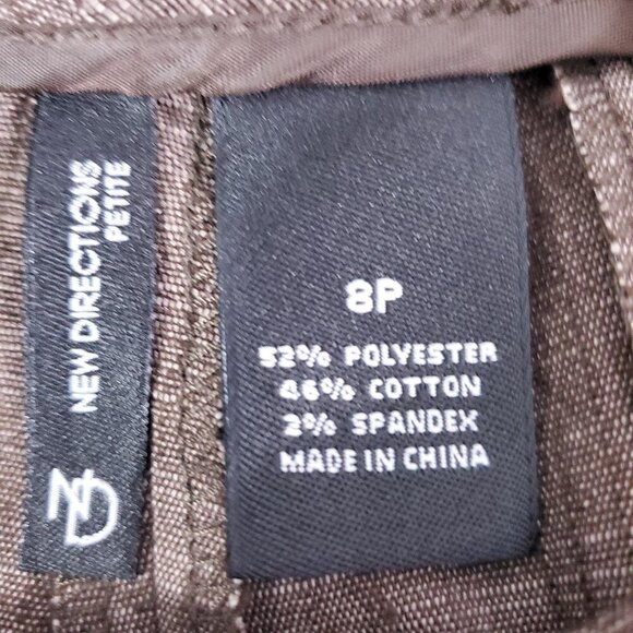 NEW Directions Career/Casual Cuffed Hem Capris 8P - Picture 10 of 12